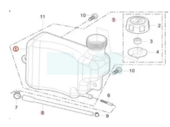 Réservoir à éssence Pour Moteur Loncin / Rato (0001210028)