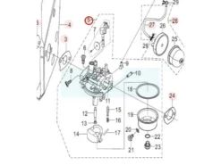 Carburateur Pour Moteur Loncin / Rato (0001210334)