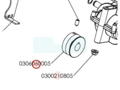 Poulie Pour Motobineuse Roques & Lecoeur (0306060005)