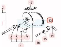 Chaîne De Distribution Pour Moteur Robin / Subaru (27735602H1)