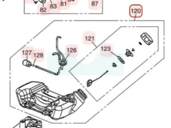 Réservoir Complet Pour Moteur Zenoah (501914101)