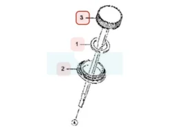 Jauge à Huile Pour Moteur Kawasaki (520052124)