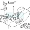 Réservoir D'éssence Pour Moteur Mitsubishi (KF01065DB)