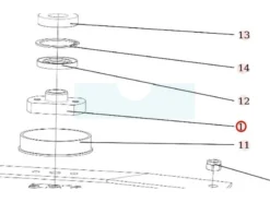 Support De Lame Pour Débroussailleuse Autoportée Roques & Lecoeur (S532098212023)