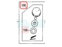 Bouchon De Réservoir Pour Moteur Zenoah (T101585202)