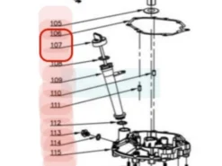 Jauge D'huile Pour Moteur Y173V (chinois) (TY3331200000)