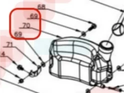 Réservoir Pour Moteur Y173V (chinois) (TY38D0000000)